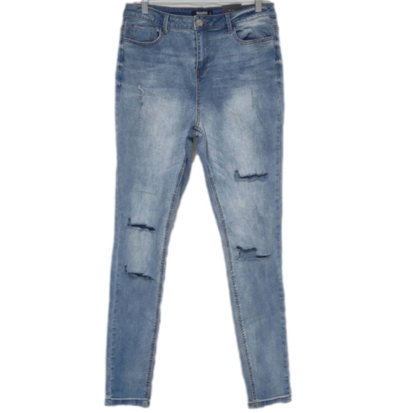 Missguided Tall Sinner Ripped Jeans Size 10 New - Picture 2 of 10